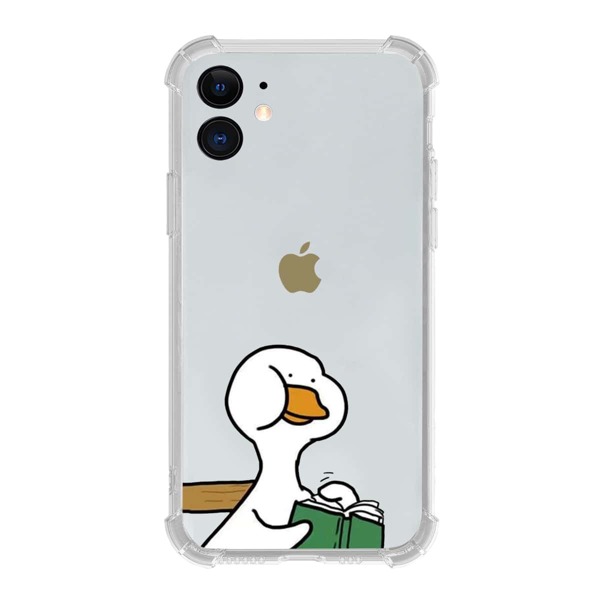 

Чехол для iPhone с рисунком утки, Прозрачный
