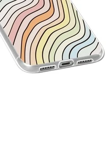 Colorful Stripe Pattern Case Compatible With iPhone
