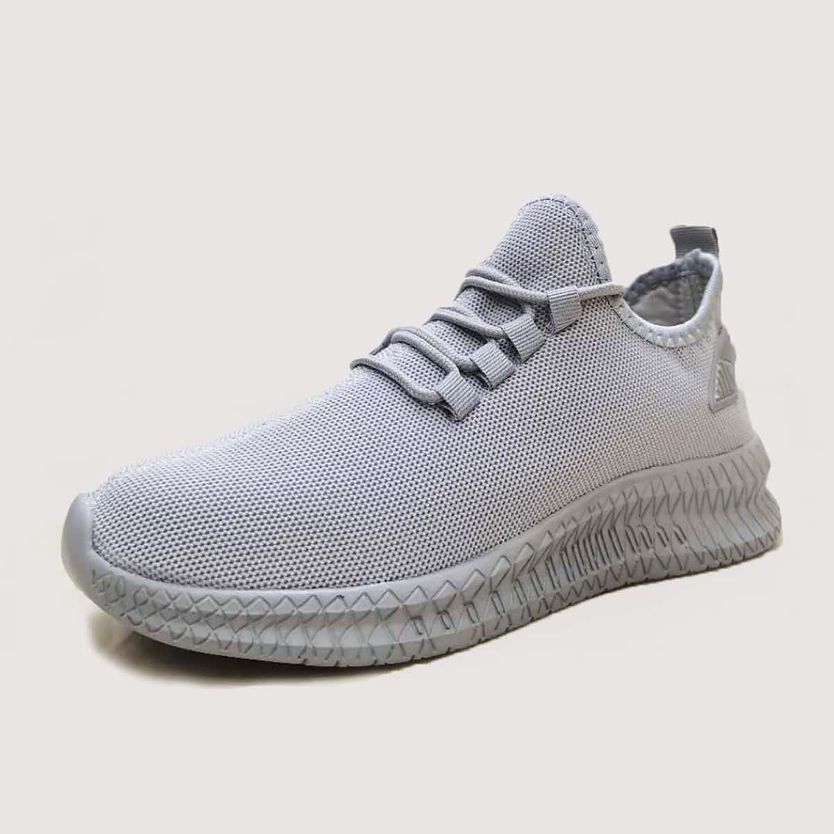 

Guys Lace-up Front Wide Fit Sneakers, Grey
