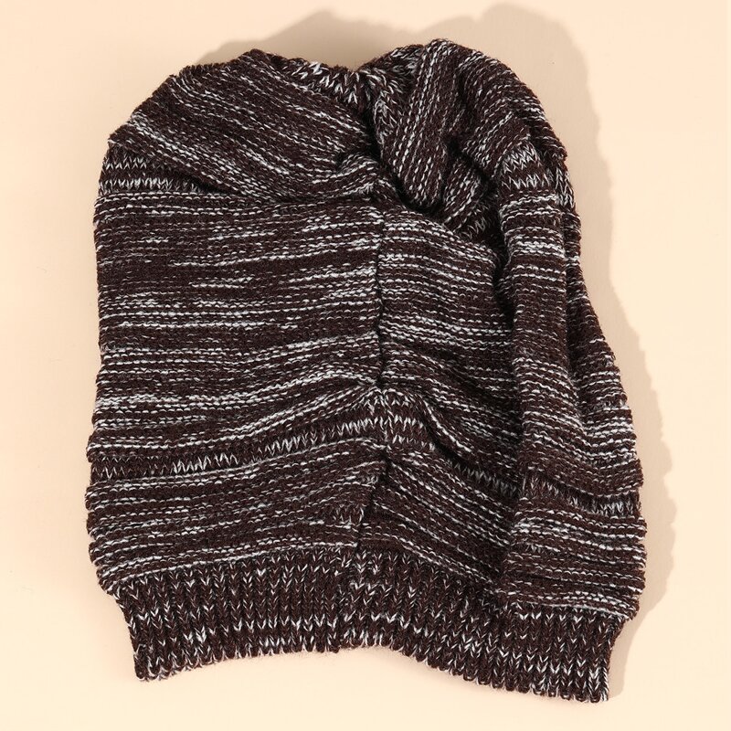 

Knit Turban Hat, Grey
