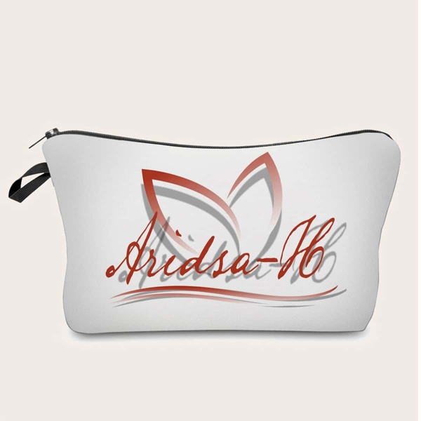 

Letter Graphic Makeup Bag, Multicolor