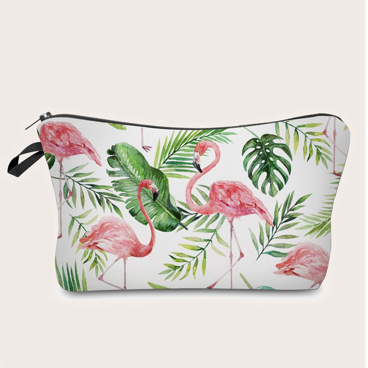 

Flamingo Pattern Makeup Bag, Multicolor