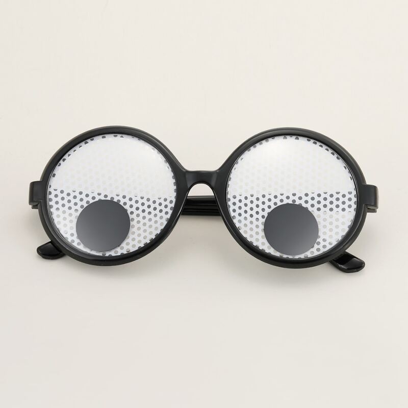 

Halloween Acrylic Frame Sunglasses, Black and white