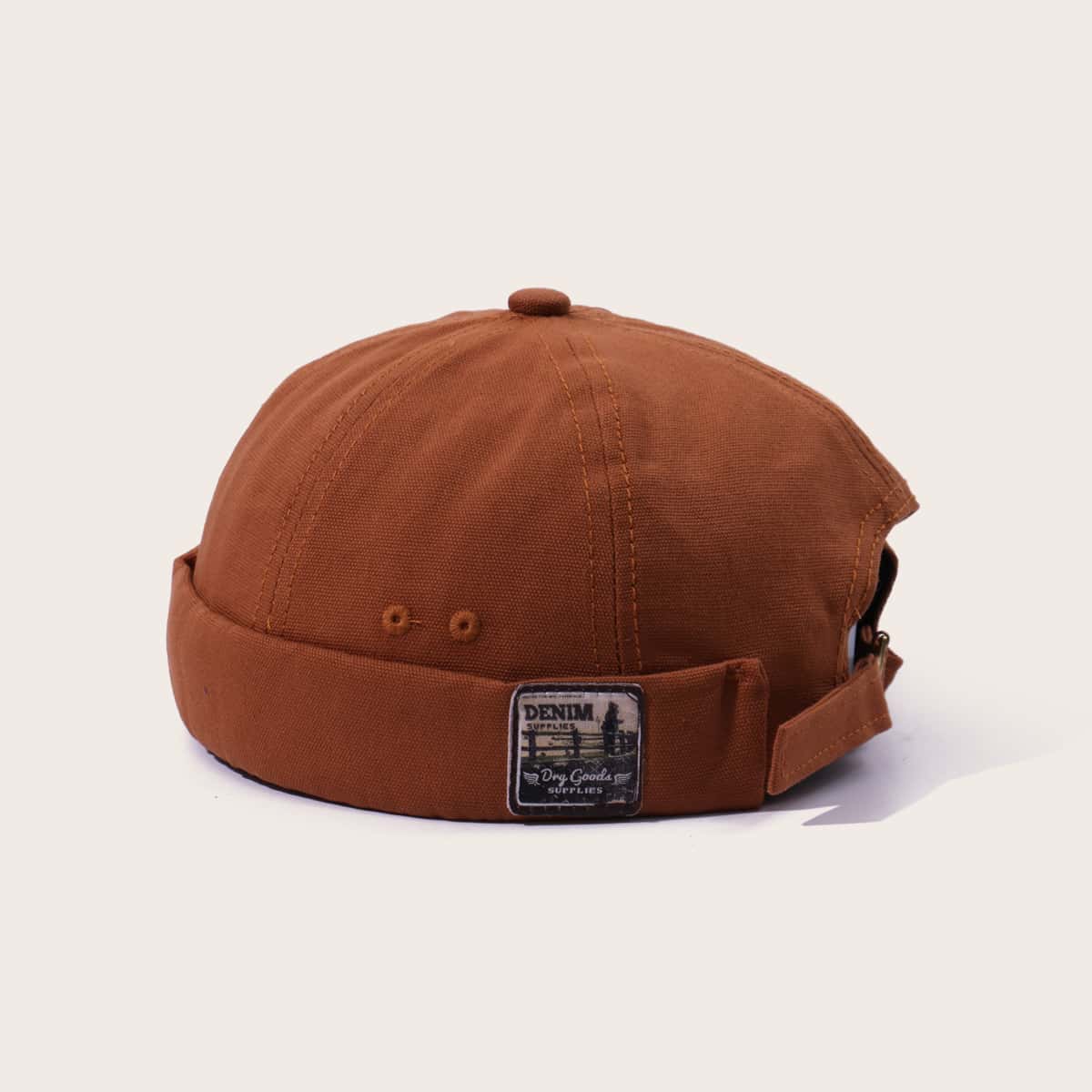 

Guys Letter Graphic Landlord Hat, Rust brown