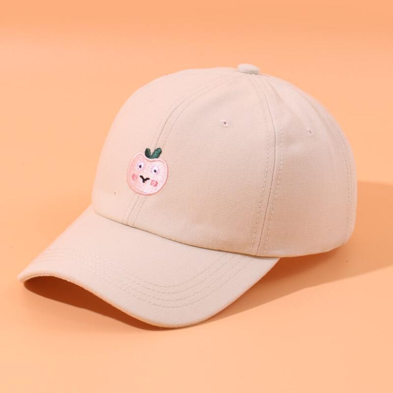 

Guys Embroidery Baseball Cap, Baby pink