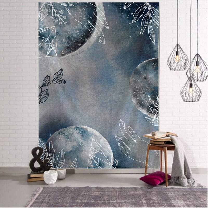 

Planet Print Tapestry, Multicolor