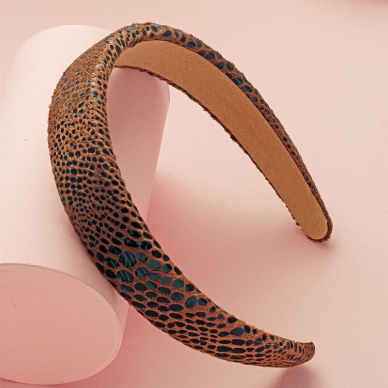 

Dalmatian Hair Hoop, Coffee brown
