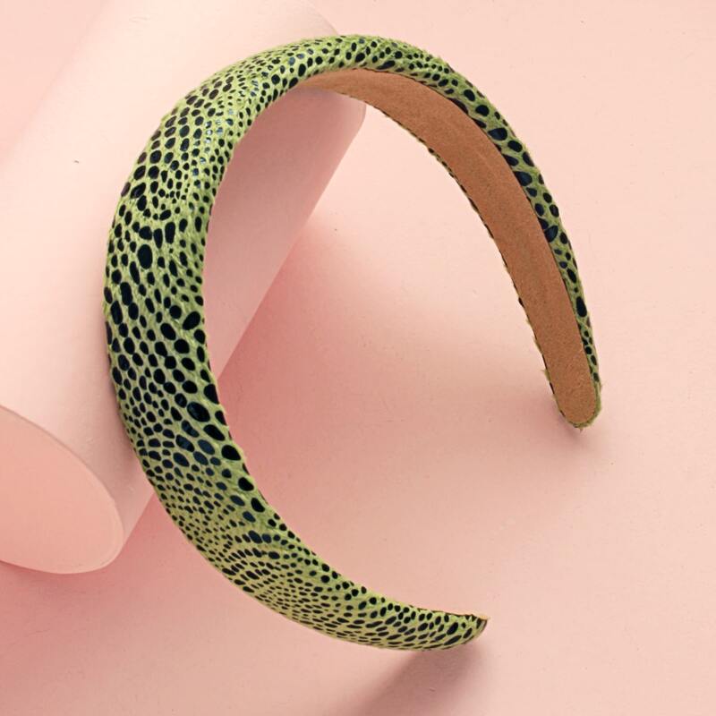 

Dalmatian Hair Hoop, Green
