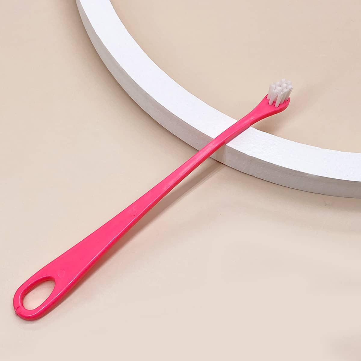 

1pc Dog Toothbrush, Pink