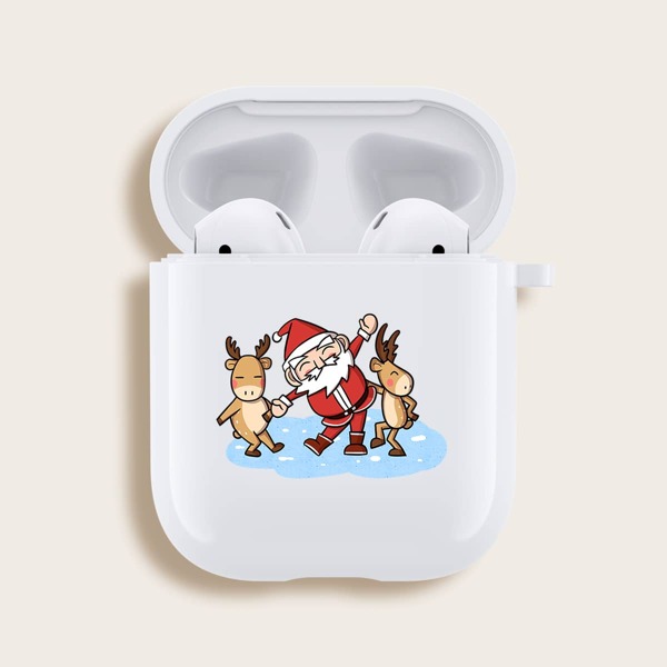 

Christmas Santa Airpods Case, White