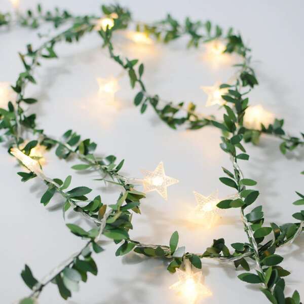 

1pc Artificial Vine String Light, Yellow