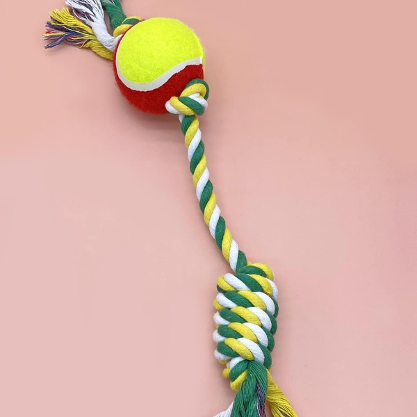 

Игрушка для собак из хлопковой веревки, Многоцветный