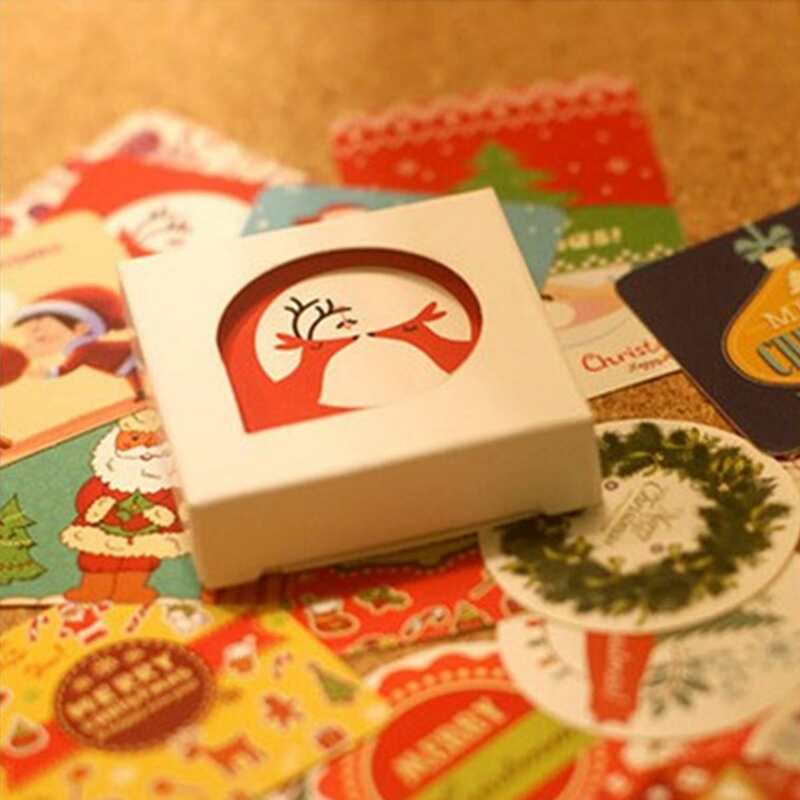 

15pcs Christmas Pattern Sticker, Multicolor