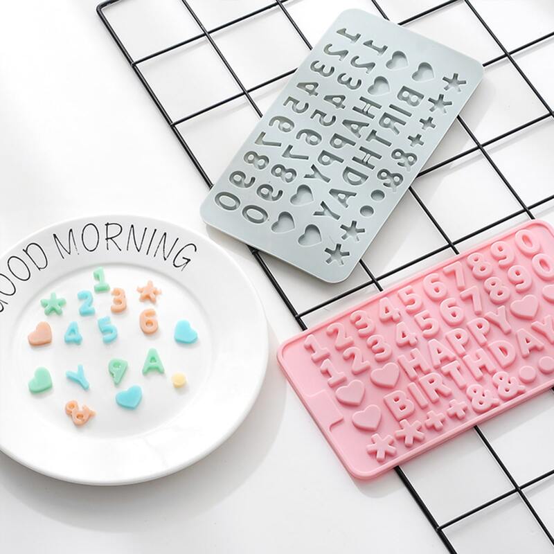

1pc Random Color Letter Chocolate Mold, Multicolor