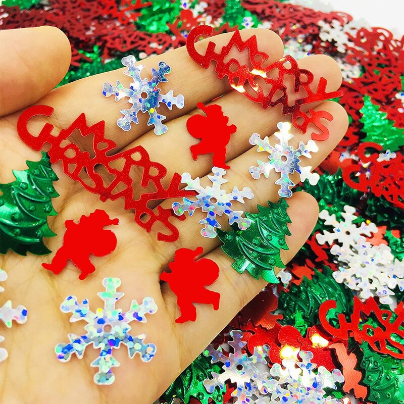 

1pack Christmas Throwing Confetti, Multicolor