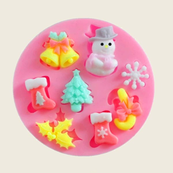 

1pc Christmas Baking Mold, Pink
