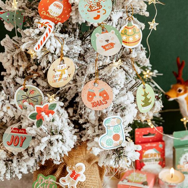 

46pcs Christmas Pattern Random Sticker, Multicolor