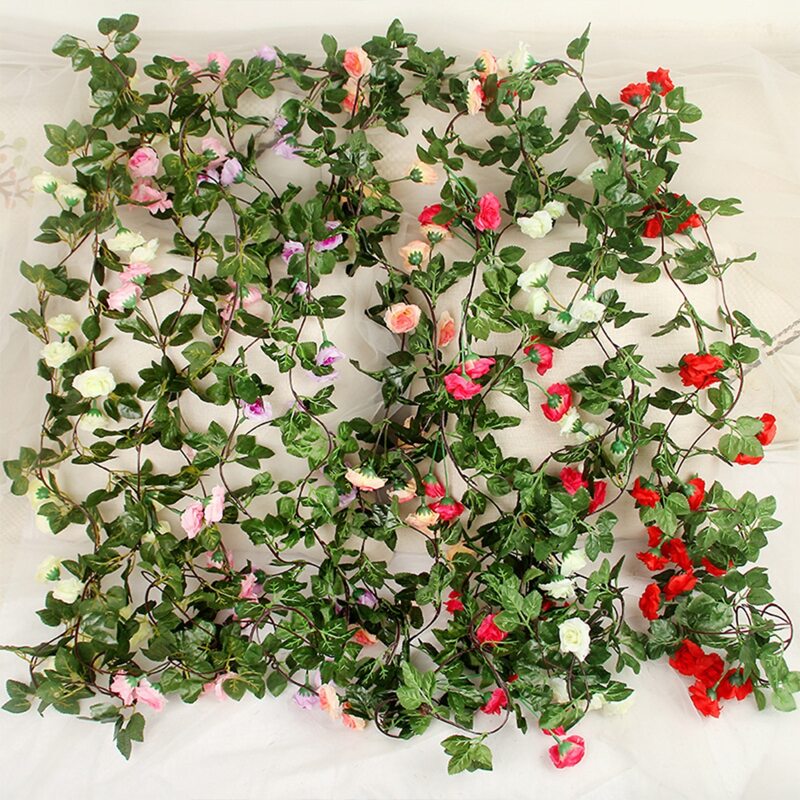 

1pc Random Artificial Rose Vine, Multicolor