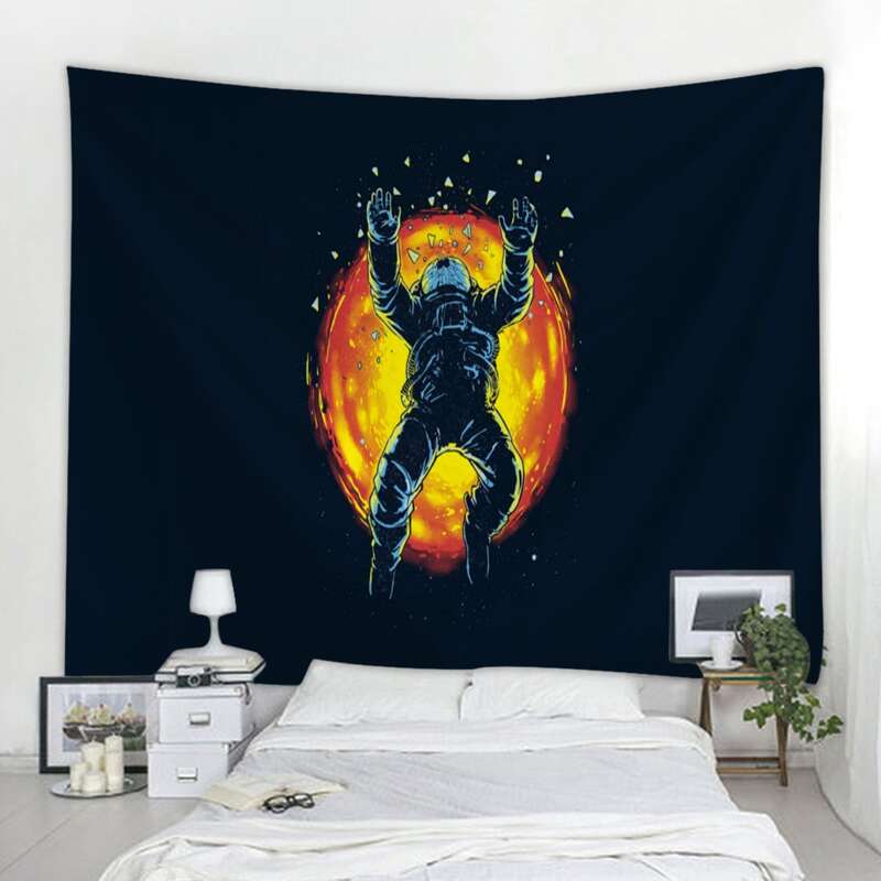 

Astronaut Pattern Tapestry, Multicolor