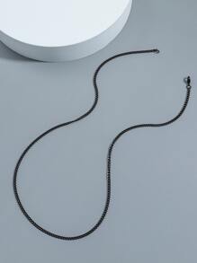 时尚流行男士简约时尚项链不锈钢珠宝礼物，打造时尚外观