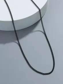 时尚流行男士简约时尚项链不锈钢珠宝礼物，打造时尚外观