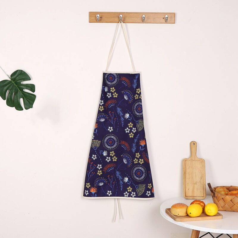 

Flower Print Apron, Multicolor