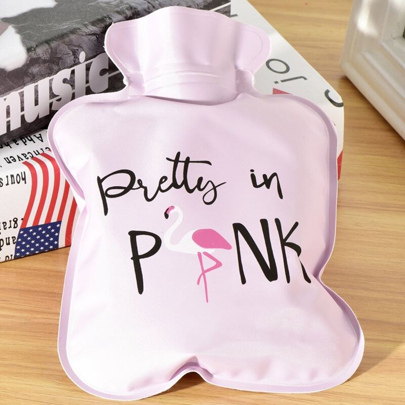 

Flamingo Print Hot Water Bag, Pink