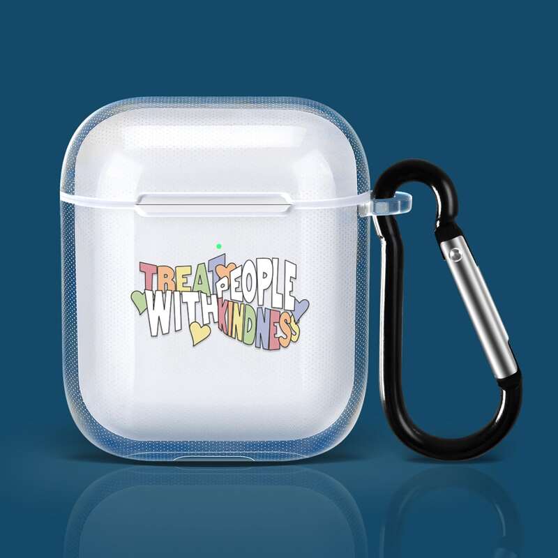 

Letter Graphic Clear Airpods Case