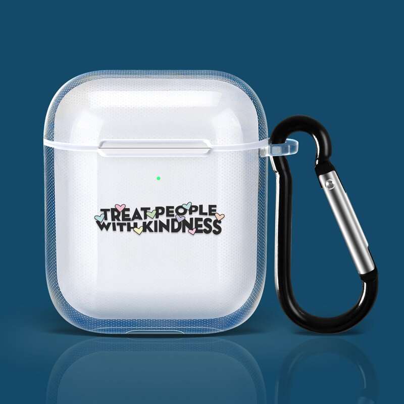 

Letter Graphic Clear Airpods Case