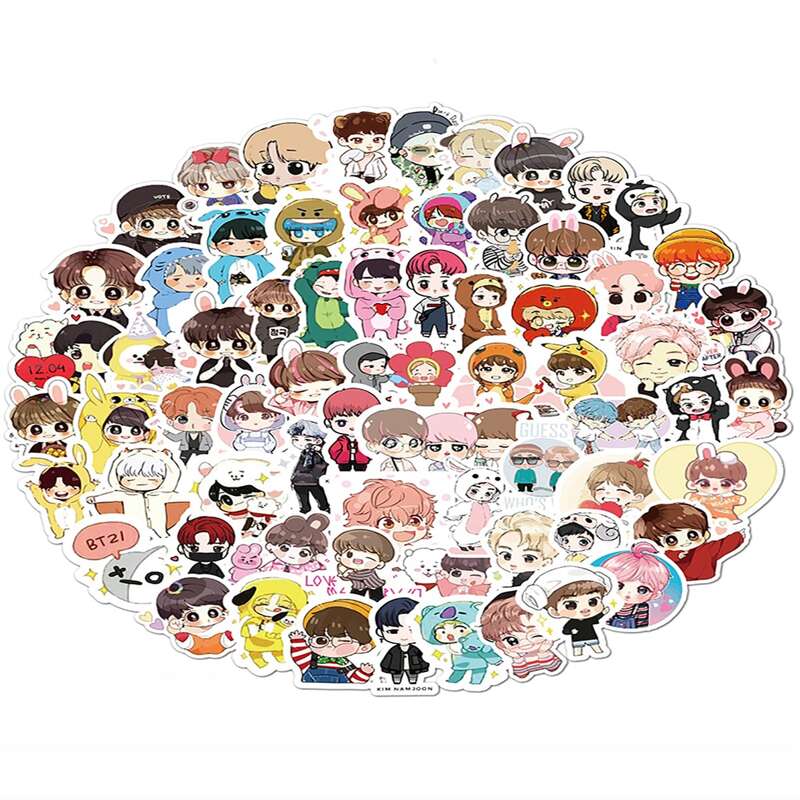 

40pcs Cartoon Graphic Sticker, Multicolor