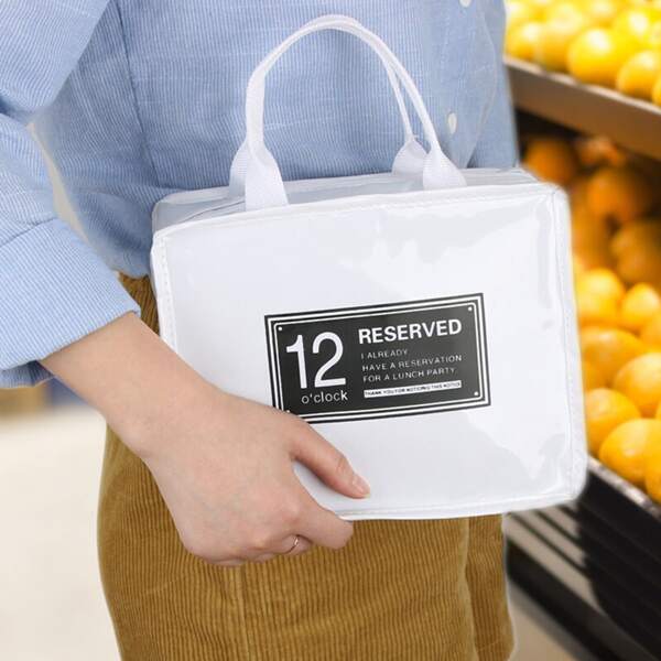 

1pc Portable Cosmetic Storage Bag, White