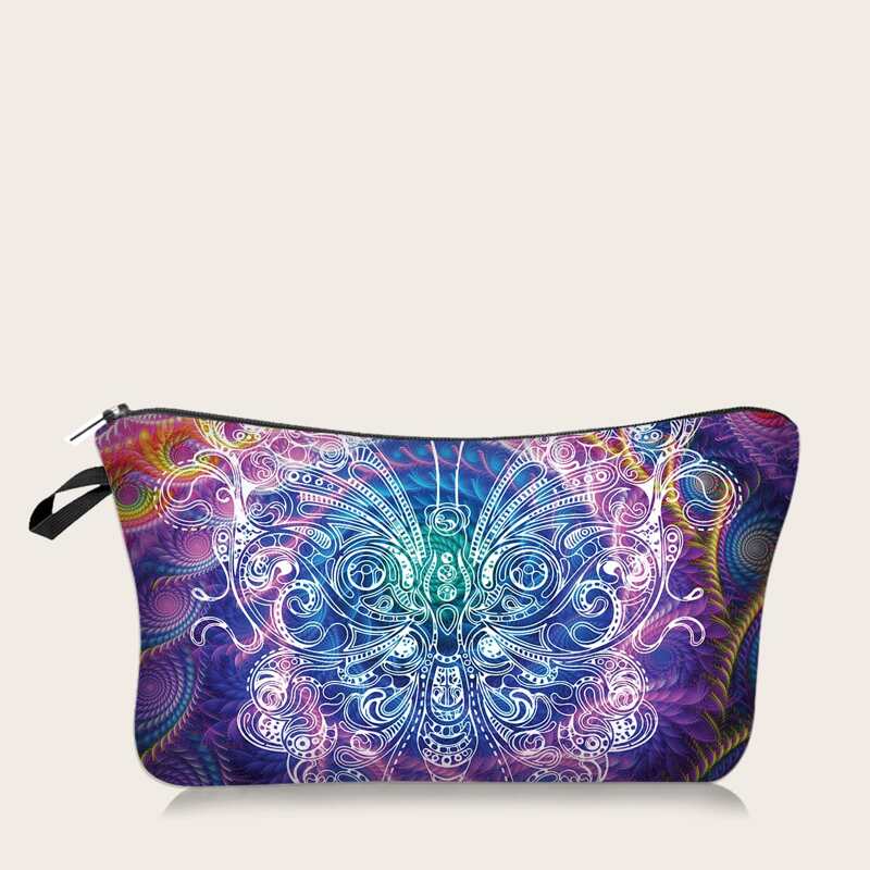 

Colorful Butterfly Makeup Bag, Multicolor