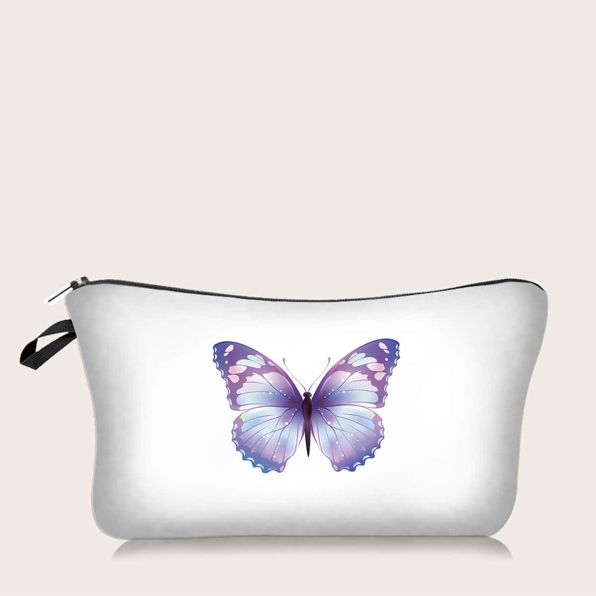 

Butterfly Print Makeup Bag, Multicolor