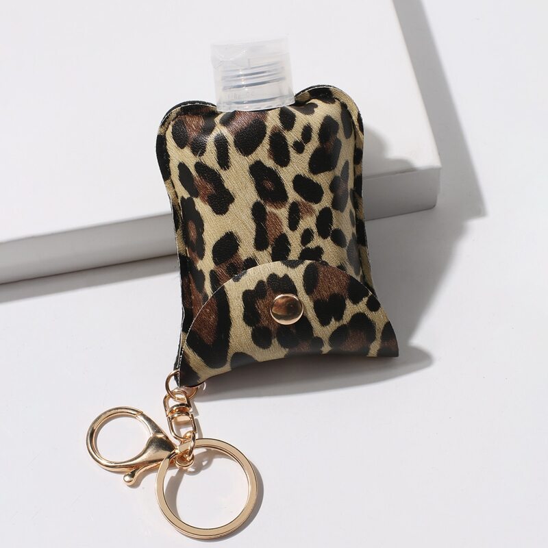 

Leopard Pattern Keychain, Multicolor