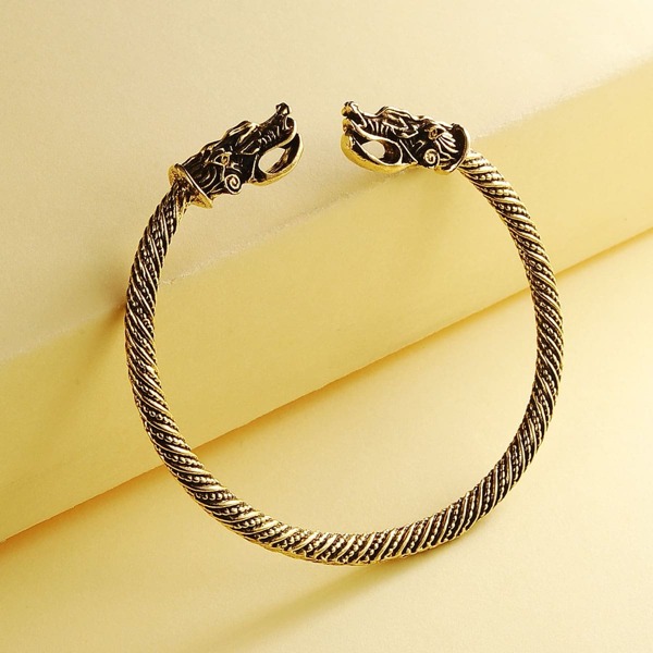 

Men Spiral Bangle, Bronze