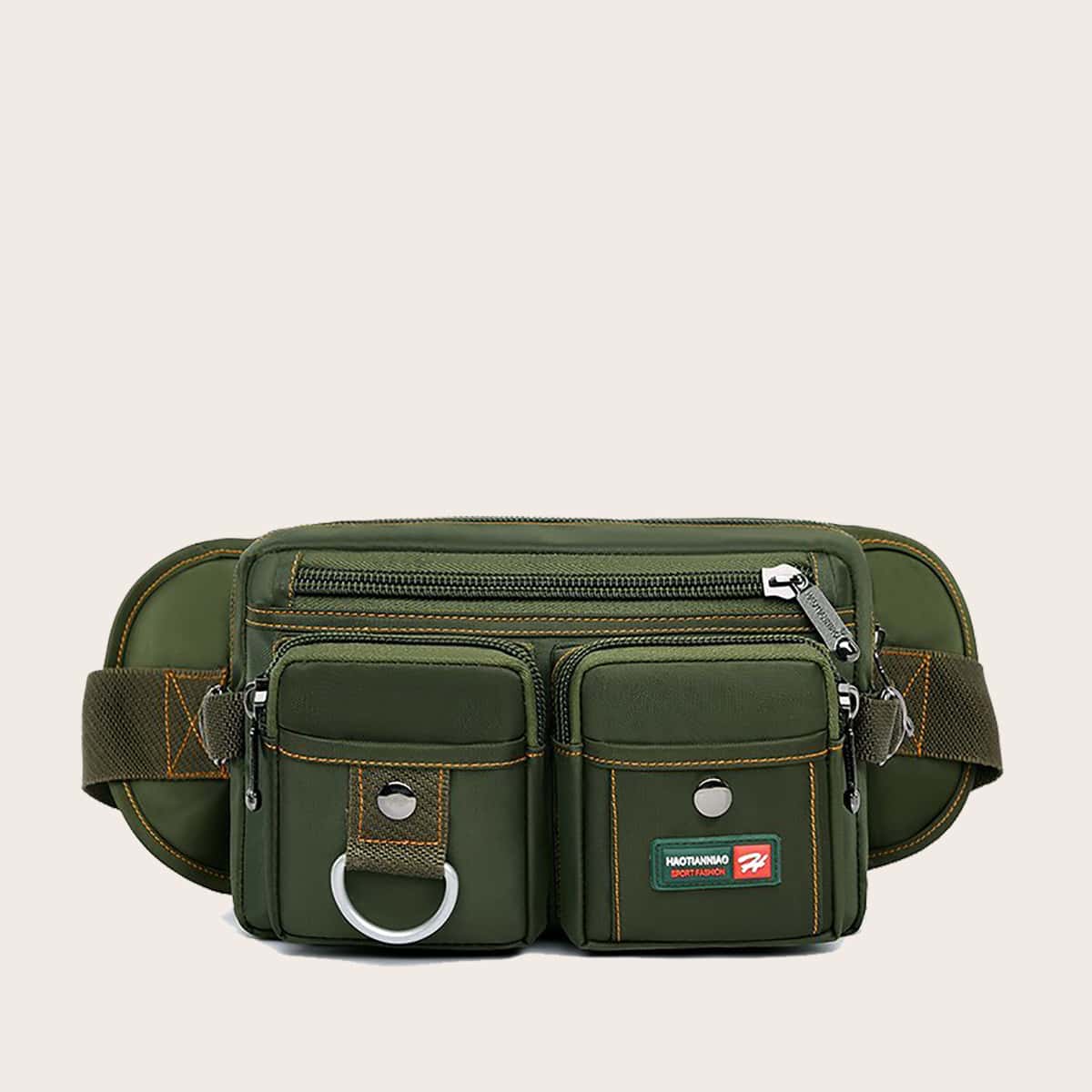 

Guys Pocket Front Fanny Pack, Green
