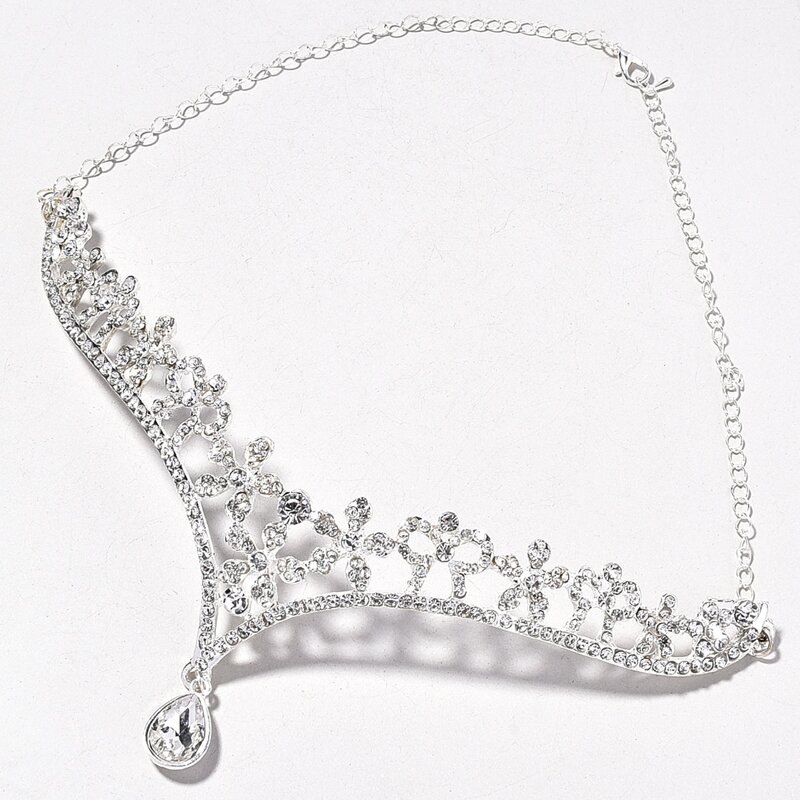 

Rhinestone Decor Hair Accessory, Silver
