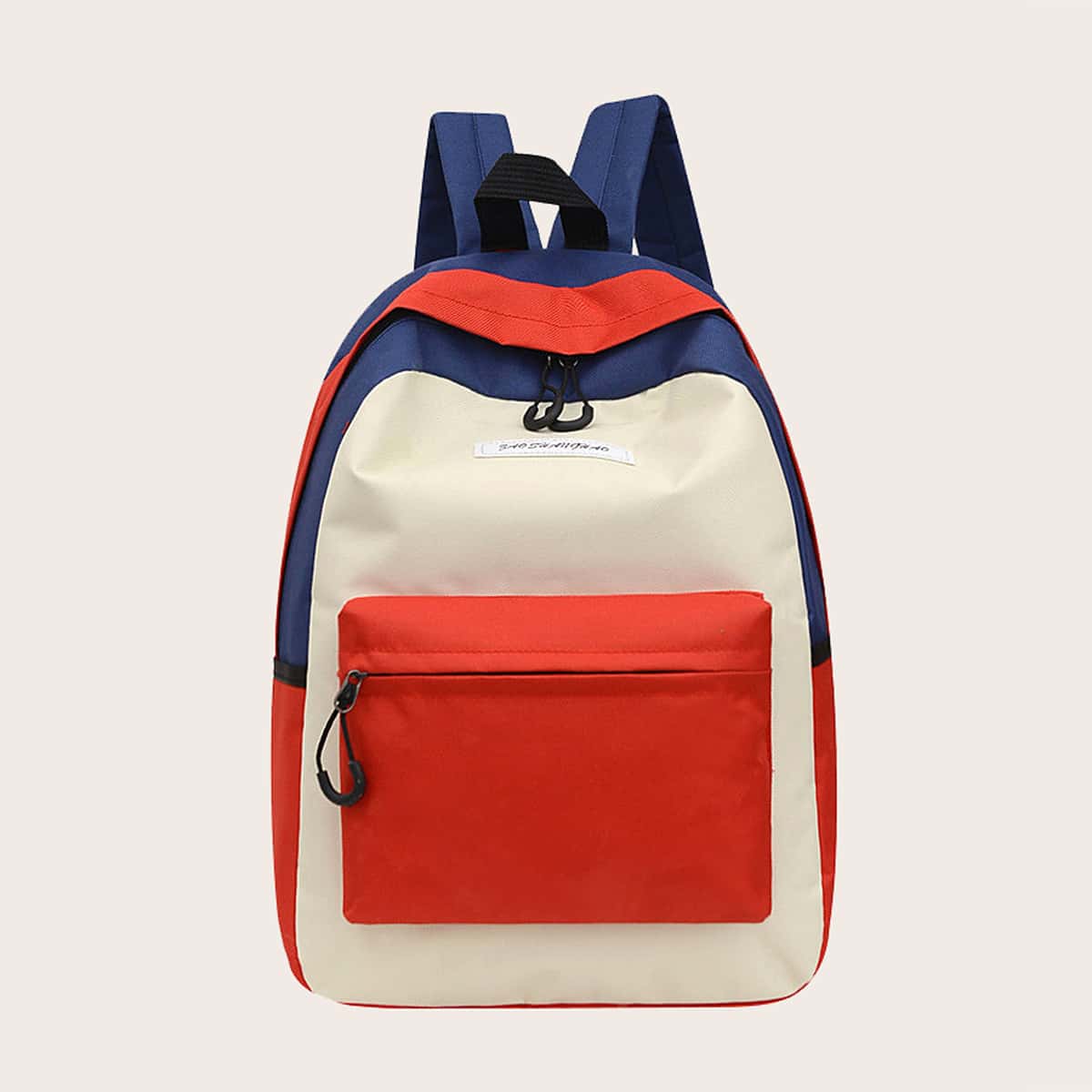 

Colorblock Zip Backpack, Multicolor