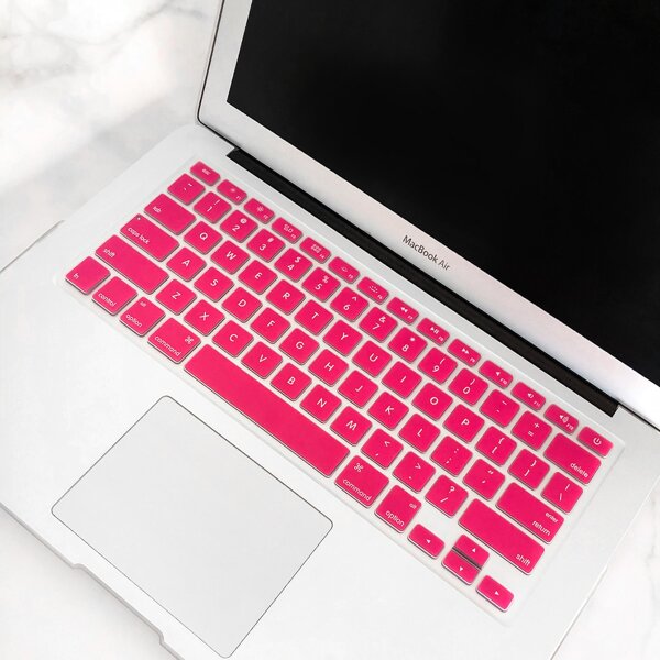 

Solid Keyboard Skin For MacBook Air 13.3 Inch, Hot pink