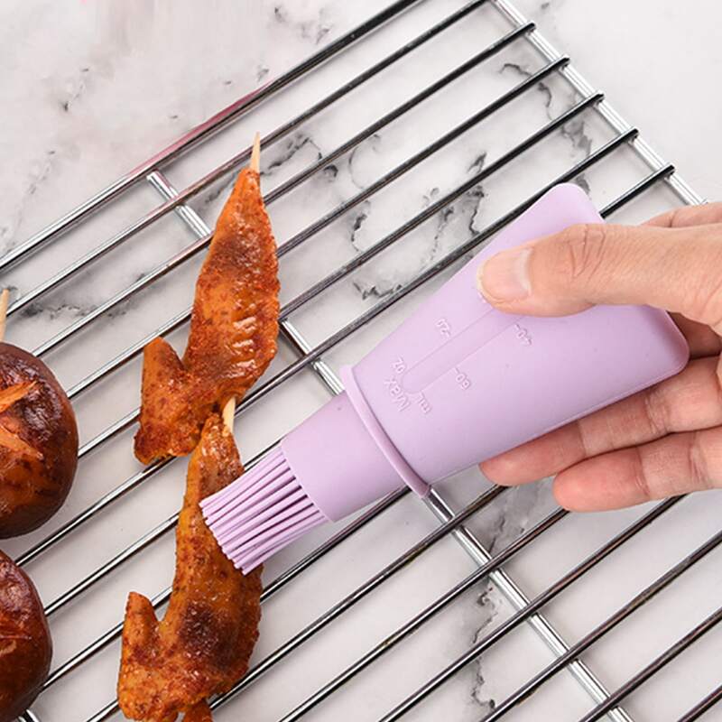 

1pc Silicone Oil Brush, Purple