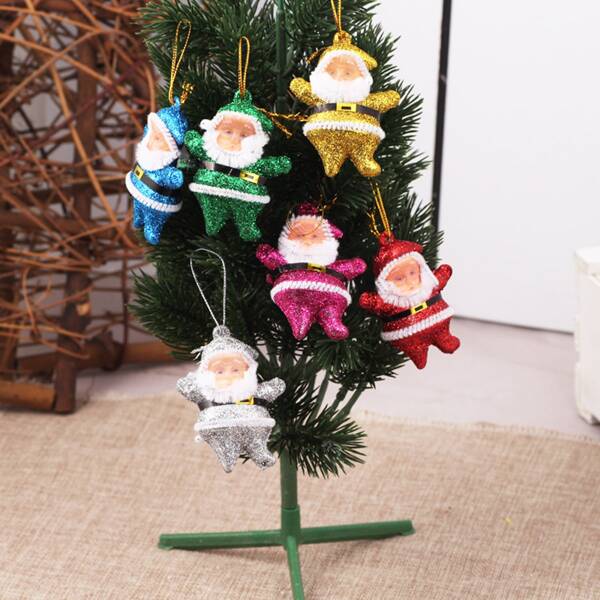 

6pcs Christmas Tree Hanging Ornament, Multicolor