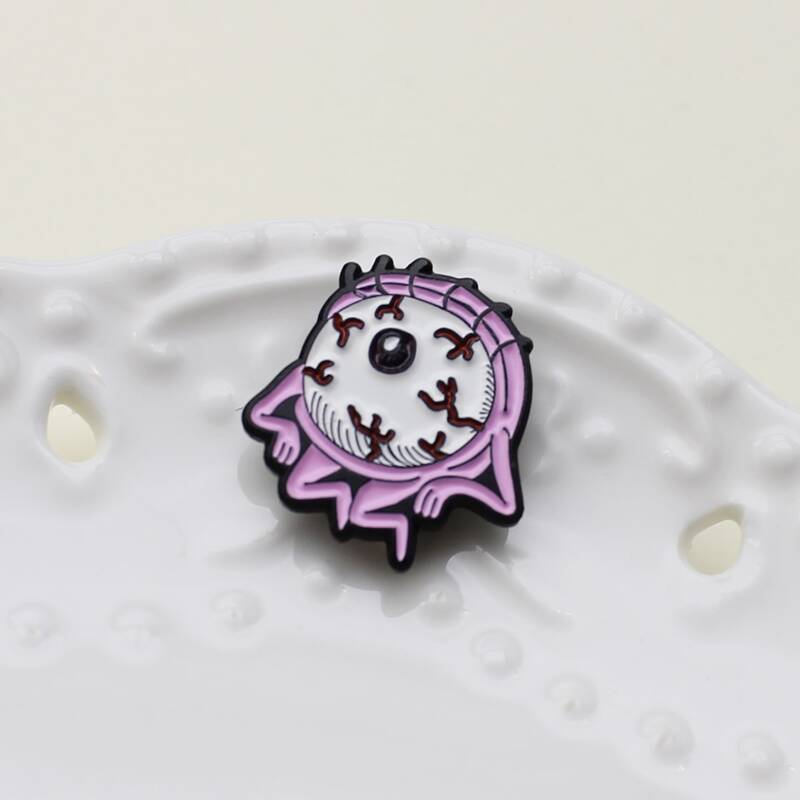 

Figure Design Brooch, Multicolor