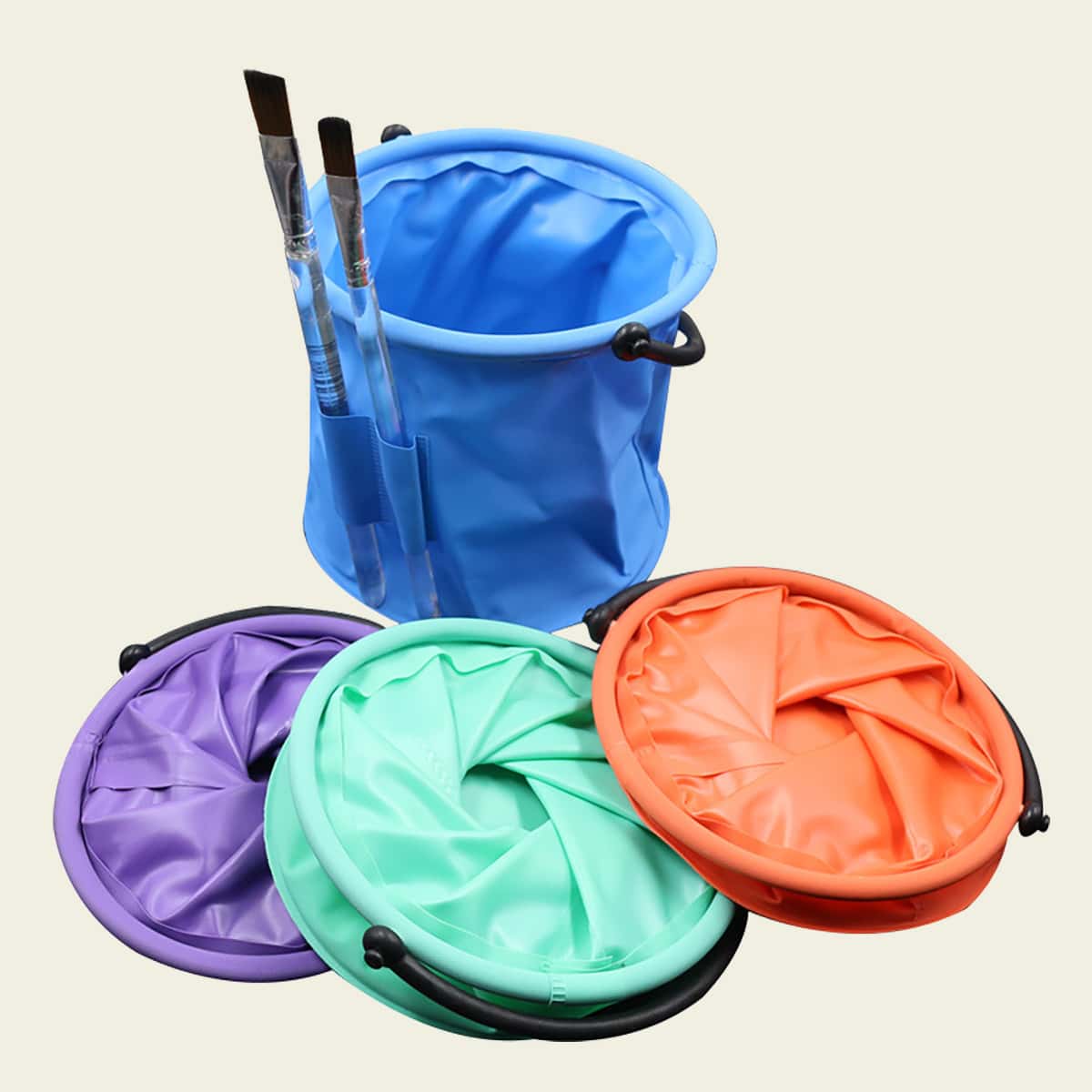 

1pc Random Portable Paint Washing Bucket, Multicolor