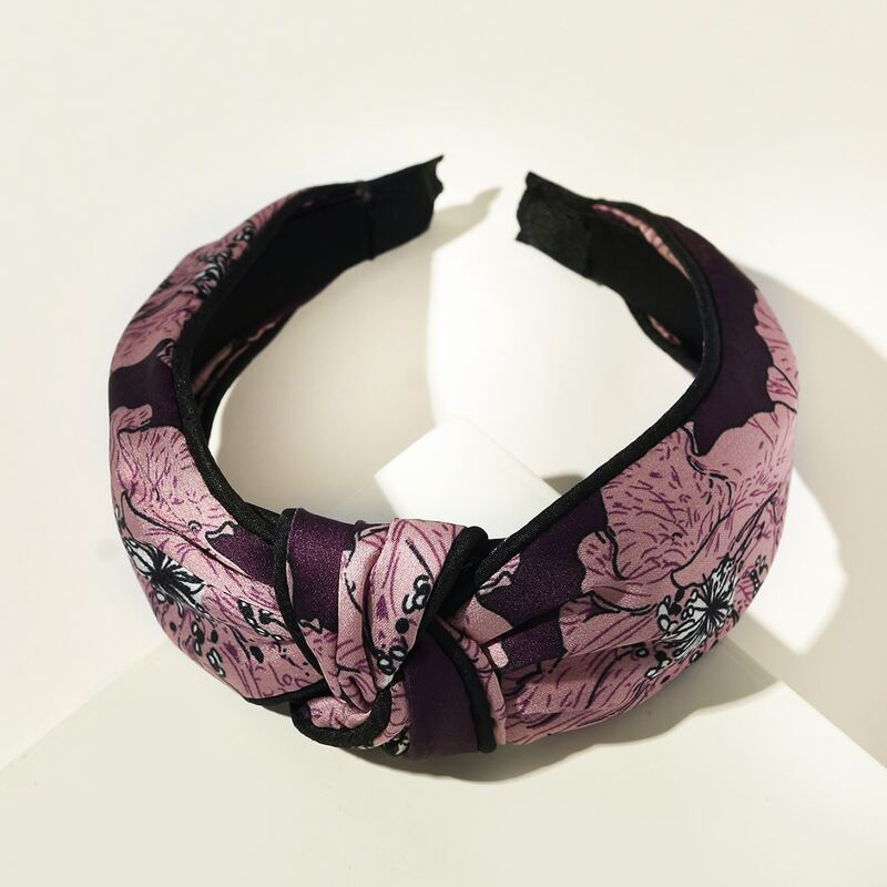 

Flower Pattern Hair Hoop, Pink
