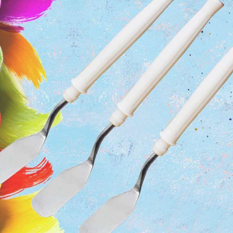 

1pc Oil Paint Scraper, White