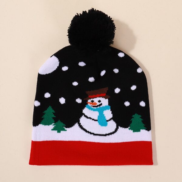 

Kids Christmas Pattern Beanie, Multicolor