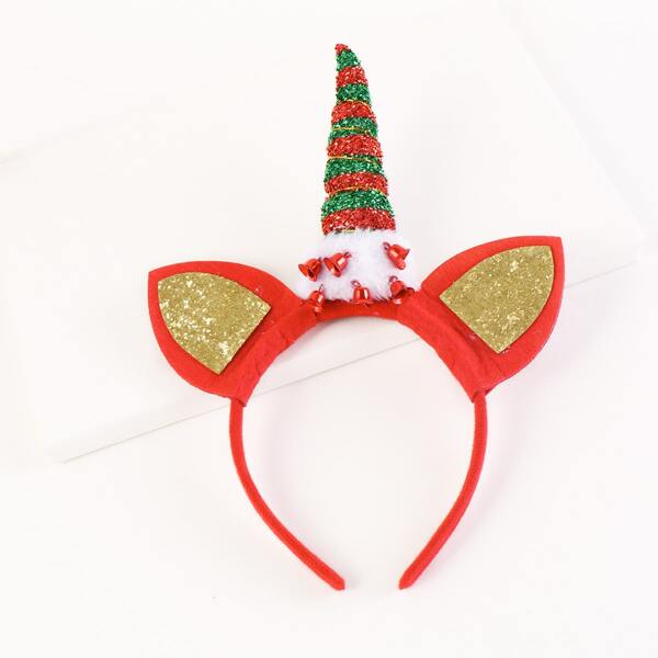 

Christmas Ear Decor Hair Hoop, Multicolor