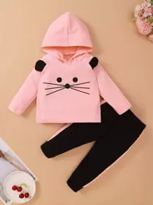 Đồ bộ em bé Đắp vá Hoạt hình Giải trí - Nhiều màu - Xem 1