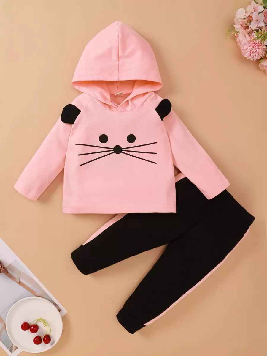 Đồ bộ em bé Đắp vá Hoạt hình Giải trí - Nhiều màu - Xem 1