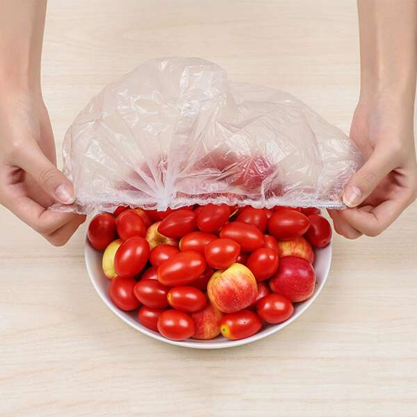 

Одноразовая крышка для свежих продуктов 100шт, Прозрачный